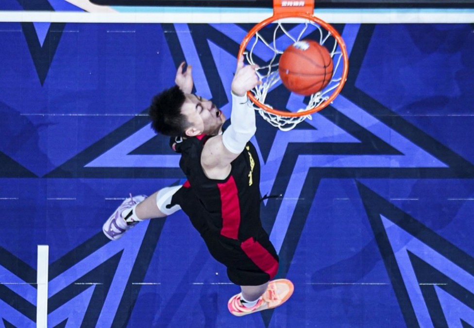  CBA全明星周末，张镇麟蝉联技巧挑战赛冠军