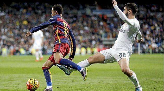  巴塞罗那主场大胜皇家马德里延续国家德比优势